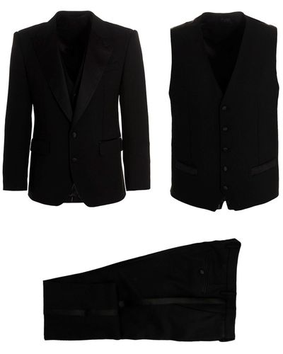 Dolce & Gabbana 'dg Essential' Suit - Black