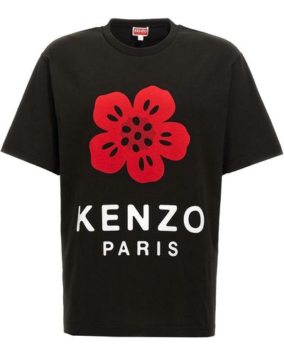 KENZO 'stampa Fiore' T-shirt - Red