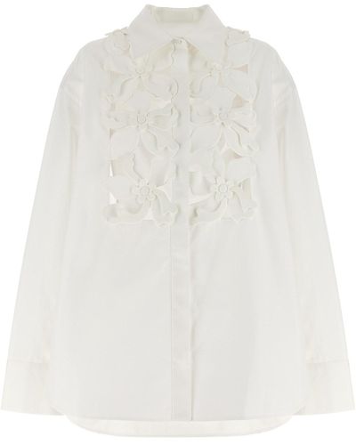 Valentino Garavani 'hibiscus' Shirt - White