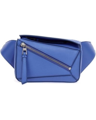 Loewe 'puzzle Mini' Belt Bag - Blue