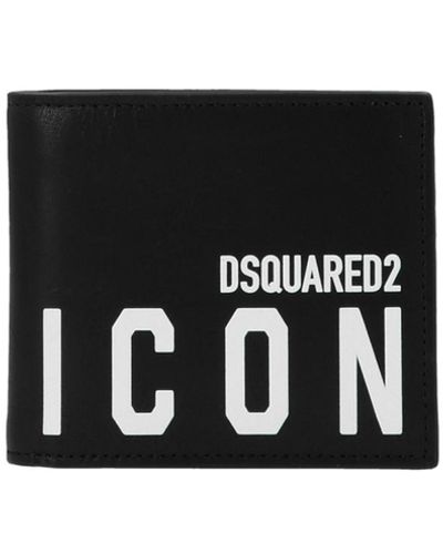 DSquared² 'icon' Wallet - Black