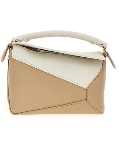 Loewe 'puzzle' Mini Handbag - Natural