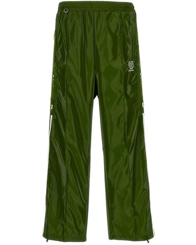 Doublet 'laminate Track' Joggers - Green