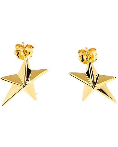 Mugler 'mini Star' Earrings - Metallic