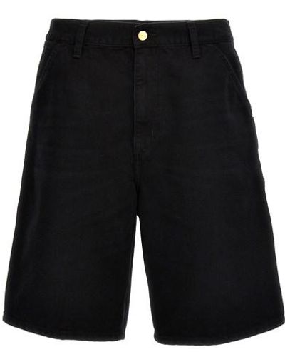 Carhartt 'single Knee' Bermuda Shorts - Black