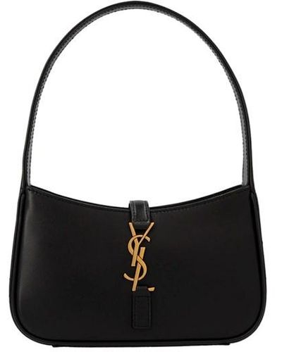 Saint Laurent 'hobo Le 5 À 7' Mini Handbag - Black