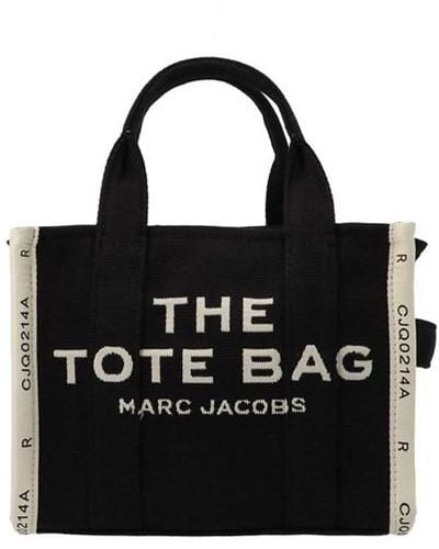 Marc Jacobs Borsa The Jacquard Small Tote Bag - Nero