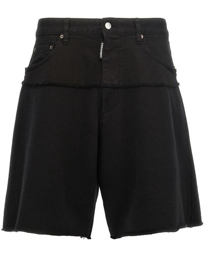 DSquared² 'big Boxer' Bermuda Shorts - Black