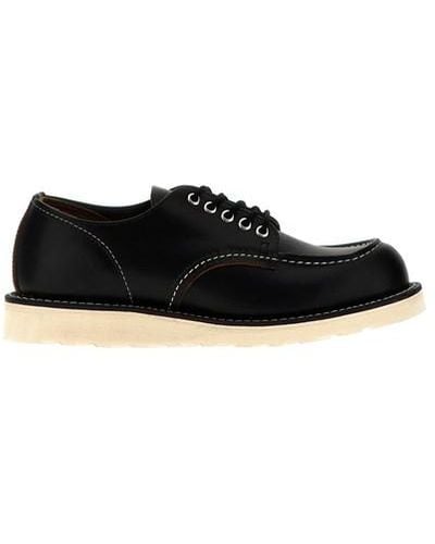 Red Wing 'shop Moc Oxford' Lace Up Shoes - Black