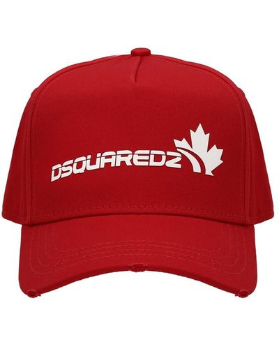 DSquared² Kappe Mit Logo - Rot