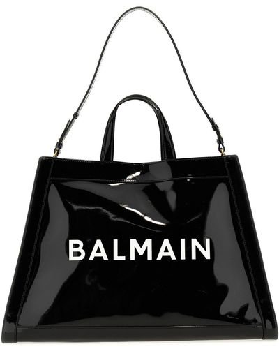 Balmain 'olivier's Cabas' Shopping Bag - Black