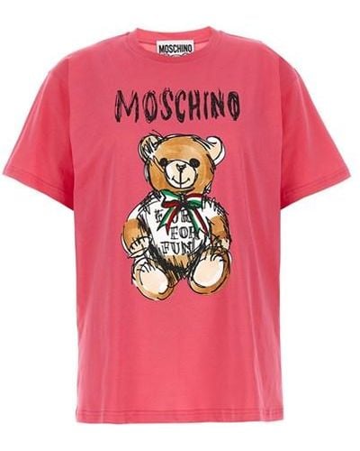 Moschino 'teddy Bear' T-shirt - Pink