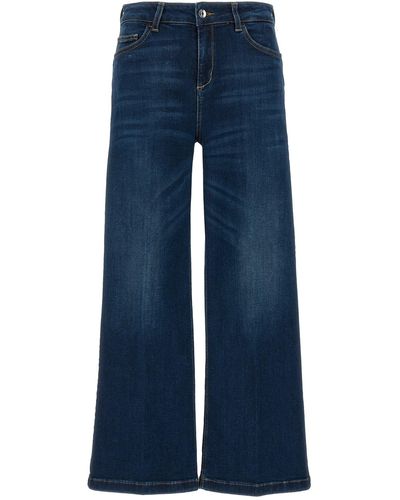 Liu Jo Jeans 'parfait Cropped' - Blue