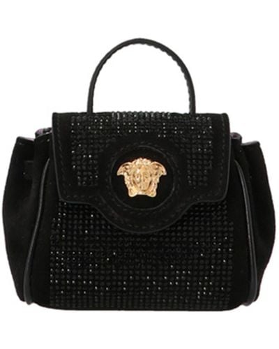 Versace Micro 'la Medusa' Handbag - Black