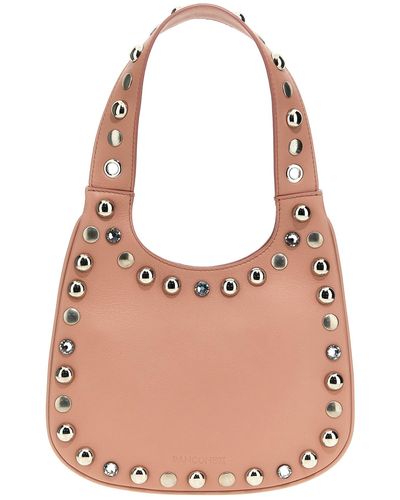 Panconesi Handtasche "Diamanti Saddle Bag S" - Pink