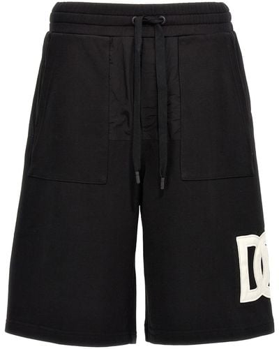 Dolce & Gabbana Bermuda-Shorts Mit Logo - Schwarz