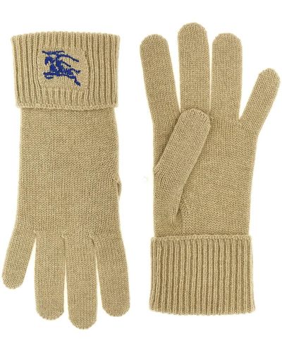 Burberry Handschuhe "Equestrian Knight Design" - Weiß