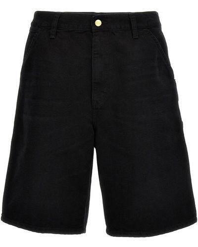 Carhartt 'single Knee' Bermuda Shorts - Black