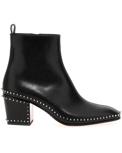 Christian Louboutin 'rosalio St Spikes' Ankle Boots - Black