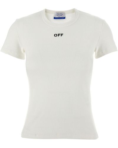 Off-White c/o Virgil Abloh 'off Stamp' T-shirt - White