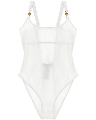 Versace Einteiliger Badeanzug "Greca" - Weiß
