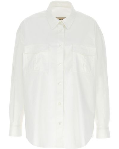 Alexandre Vauthier Hemd Mit Tasche - Weiß