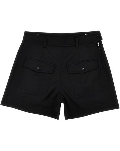 Moncler Twill Shorts - Black