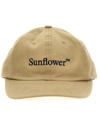 sunflower Logo Embroidery Cap - Natural