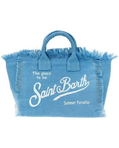 Mc2 Saint Barth 'colette' Shopping Bag - Blue