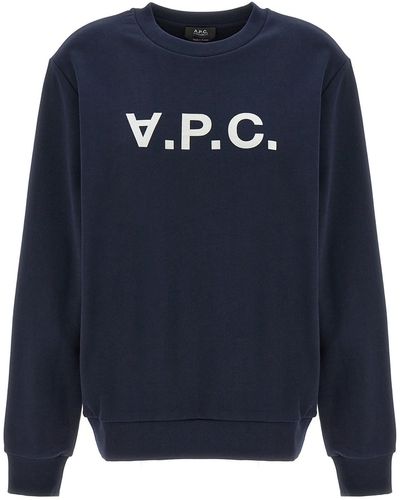 A.P.C. Sweatshirt 'Standard Grand Vpc' - Blau