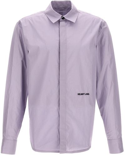Helmut Lang Embroidered Logo Shirt - Purple