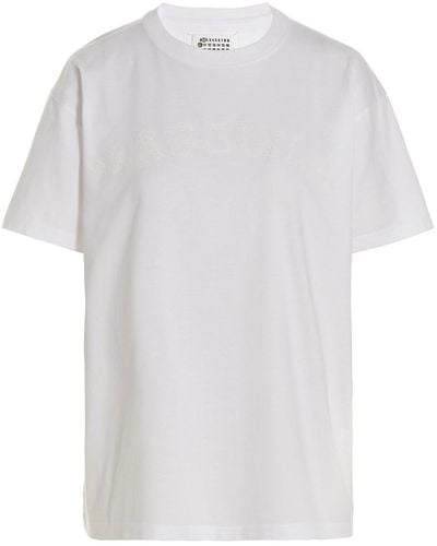 Maison Margiela T-Shirt Mit Logo - Weiß
