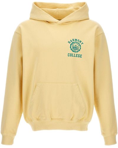 Harmony 'sany University Emblem' Hoodie - Yellow