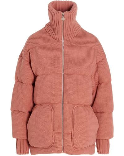 Ienki Ienki Knitted Puffer Jacket - Pink