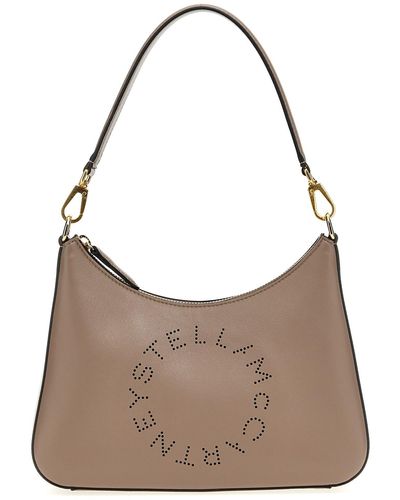 Stella McCartney 'small Logo' Shoulder Bag - Brown