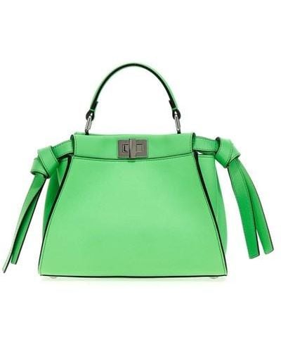 Fendi 'peekaboo' Small Handbag - Green