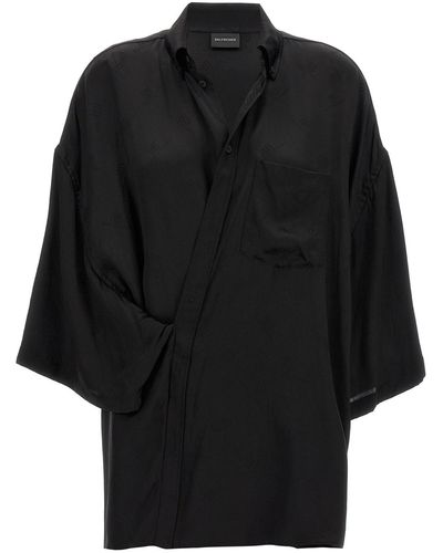 Balenciaga 'wrap' Shirt - Black