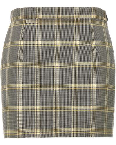 Marni Prince Of Wales Mini Skirt - Grey
