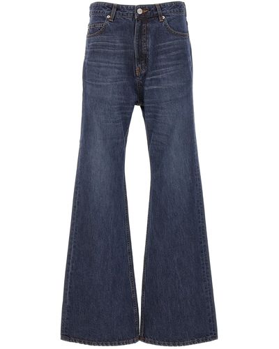 Balenciaga Ausgestellte Jeans - Blau