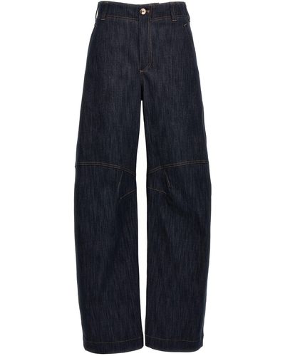 Brunello Cucinelli 'curved' Jeans - Blue