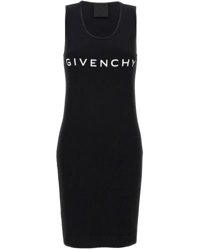 Givenchy Kleid Mit Logodruck - Schwarz