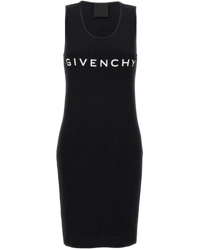 Givenchy Logo Print Dress - Black