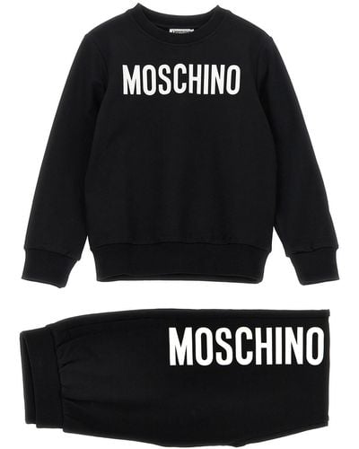 Moschino Logo Print Tracksuit - Black