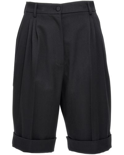 Dolce & Gabbana Bermuda-Shorts Aus Gabardine - Grau
