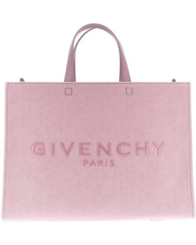Givenchy Mittlere Schopper-Tasche "G-Tote" - Lila