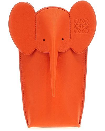 Loewe 'elephant' Crossbody Bag - Orange