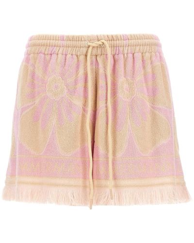 Zimmermann Shorts "Pop Towelling" - Pink