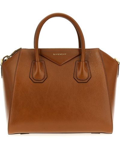 Givenchy 'antigona' Small Handbag - Brown