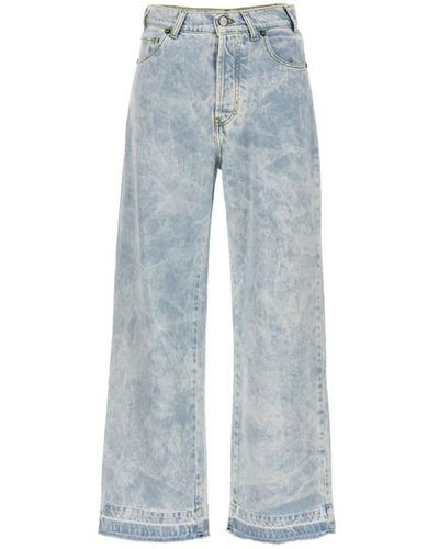 Barrow Stitching Detail Jeans - Blue