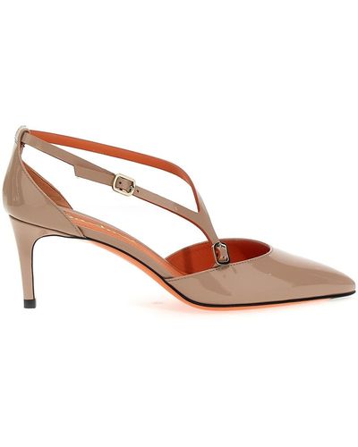 Santoni 'haris' Court Shoes - Brown